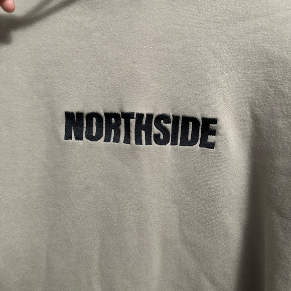 Northside Beige Men's Hoodie - Picture 2 of 5